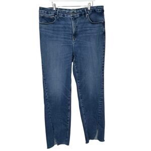 Good American Good Boy High Rise Raw Hem in Indigo Women’s Size 20